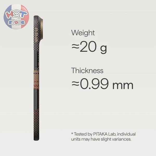 Ốp sợi carbon PITAKA Ultra-Slim Case IPhone Air / 17 Air siêu mỏng nhẹ