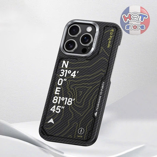 Ốp sợi kevlar 600D A1 Benks Kailash Mountain Case iPhone 16 Pro Max