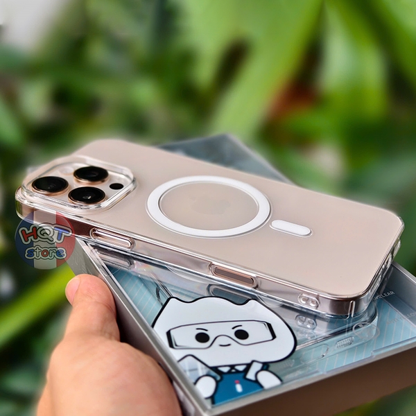 Ốp trong WiWU Invisible Pro Magsafe iPhone 16 Pro Max 16Pro 16 Plus 16