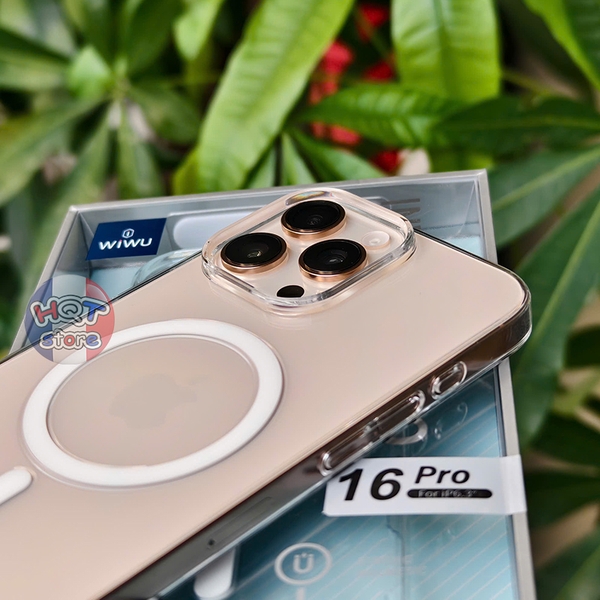 Ốp trong WiWU Invisible Pro Magsafe iPhone 16 Pro Max 16Pro 16 Plus 16