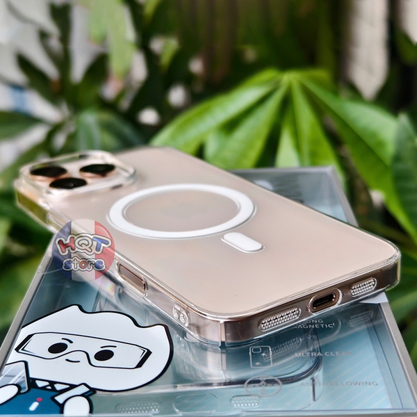 Ốp trong WiWU Invisible Pro Magsafe iPhone 16 Pro Max 16Pro 16 Plus 16