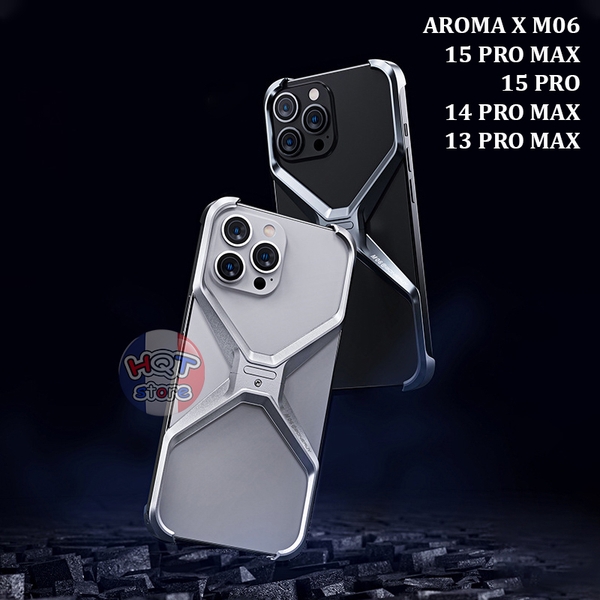 Ốp viền Aroma X M06 iPhone 15 Pro Max 15 Pro 14 Pro Max 13 Pro Max
