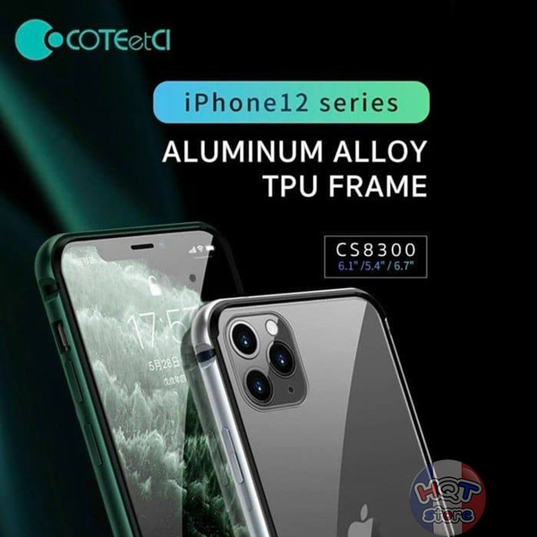 Ốp viền Coteetci Aluminum Bumper cho IPhone 12 Pro Max / 12 Pro / 12