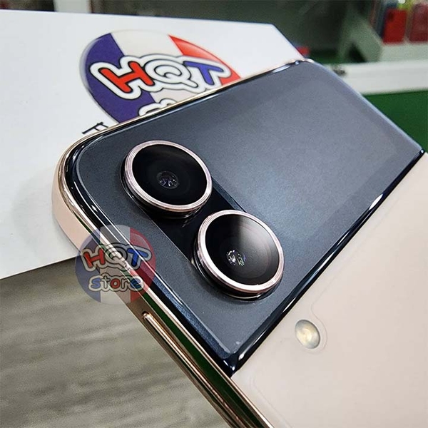 Ốp viền kính bảo vệ 2 camera Lens Protector cho Galaxy Z Flip 4 (5G)