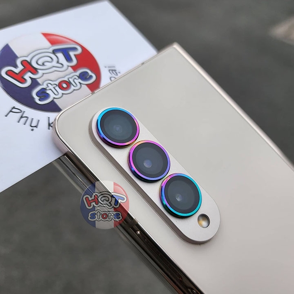 Ốp viền kính bảo vệ 3 camera Lens Protector cho Galaxy Z Fold 4 (5G)