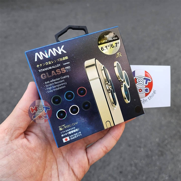 Ốp viền kính bảo vệ Camera ANANK AR Lens Ring IPhone 14 Pro Max 14 Pro