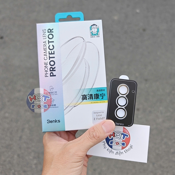 Ốp viền kính bảo vệ camera Benks GlassWarrior Lens Protector Z Fold 7