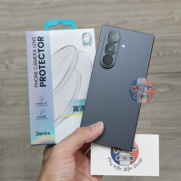 Ốp viền kính bảo vệ camera Benks GlassWarrior Lens Protector Z Fold 7