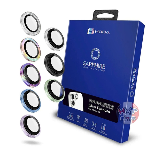 Ốp viền kính bảo vệ Camera Hoda Sapphire cho iPhone 17 / Air