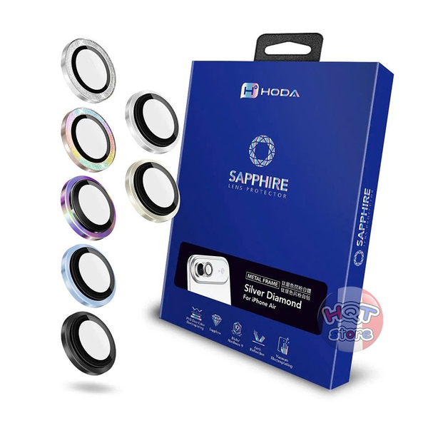 Ốp viền kính bảo vệ Camera Hoda Sapphire cho iPhone 17 / Air