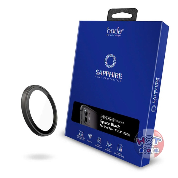 Ốp viền kính bảo vệ Camera Hoda Sapphire iPad Pro 11 / 13 inch M4 2024