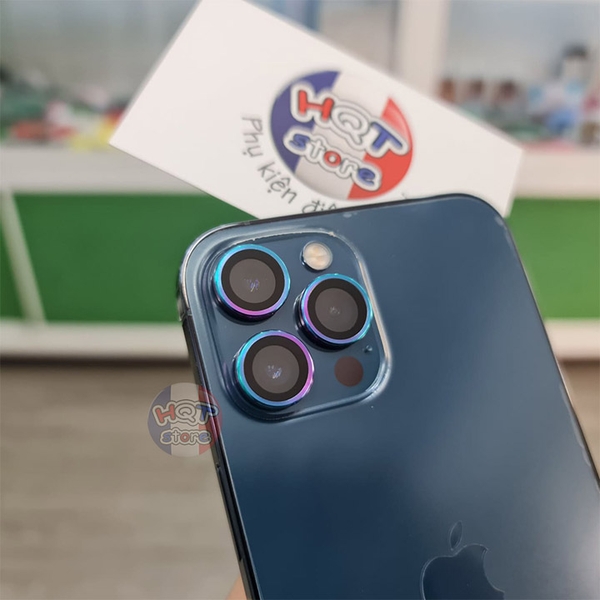 Ốp viền kính bảo vệ Camera Hoda Sapphire IPhone 12 Pro Max / 12 Pro