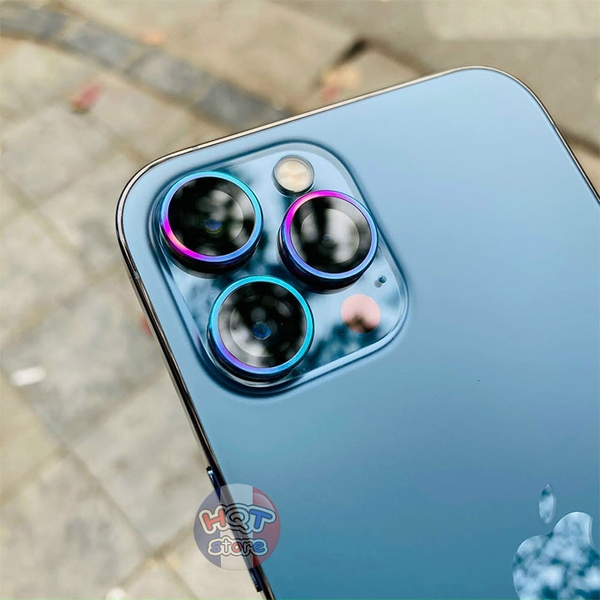 Ốp viền kính bảo vệ Camera Hoda Sapphire IPhone 12 Pro Max / 12 Pro