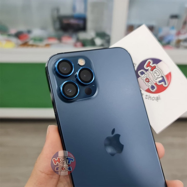 Ốp viền kính bảo vệ Camera Hoda Sapphire IPhone 12 Pro Max / 12 Pro