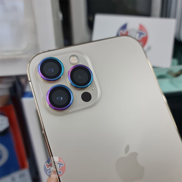 Ốp viền kính bảo vệ Camera Hoda Sapphire IPhone 12 Pro Max / 12 Pro