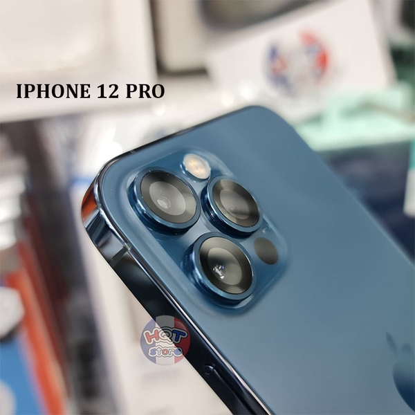 Ốp viền kính bảo vệ Camera Hoda Sapphire IPhone 12 Pro Max / 12 Pro