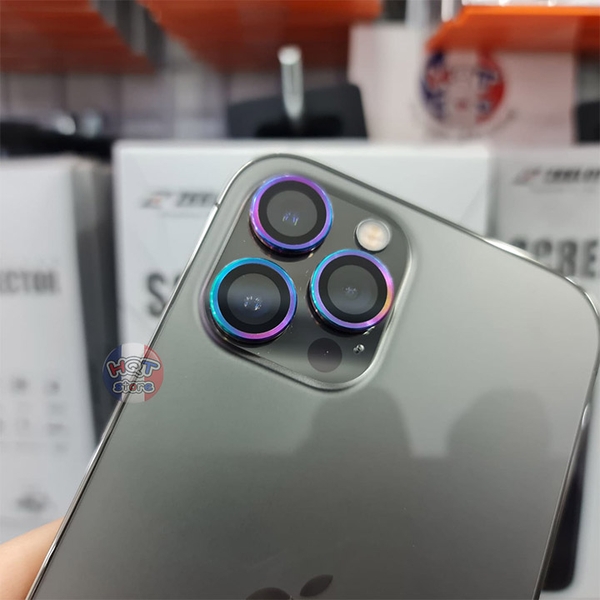 Ốp viền kính bảo vệ Camera Hoda Sapphire IPhone 12 Pro Max / 12 Pro