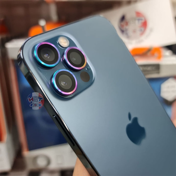 Ốp viền kính bảo vệ Camera Hoda Sapphire IPhone 12 Pro Max / 12 Pro