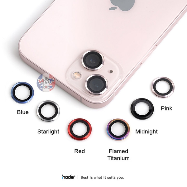 Ốp viền kính bảo vệ Camera Hoda Sapphire IPhone 13 / 13 Mini