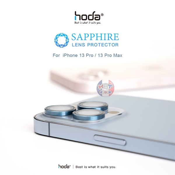 Ốp viền kính bảo vệ Camera Hoda Sapphire IPhone 13 Pro Max / 13 Pro