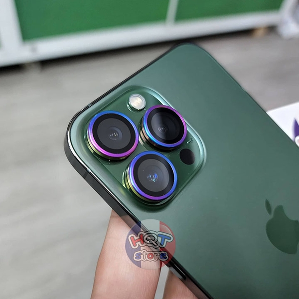 Ốp viền kính bảo vệ Camera Hoda Sapphire IPhone 13 Pro Max / 13 Pro