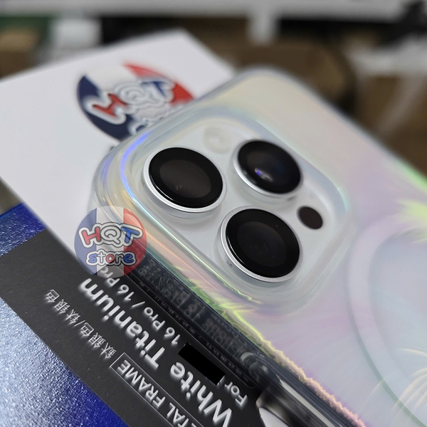 Ốp viền kính bảo vệ Camera Hoda Sapphire IPhone 16 Pro Max / 16 Pro
