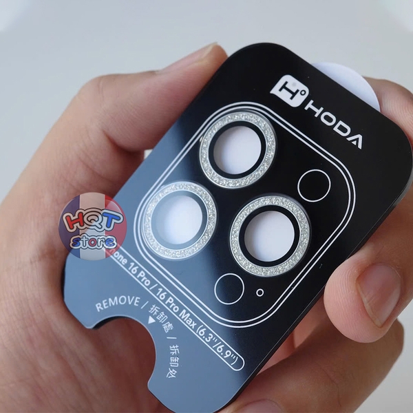 Ốp viền kính bảo vệ Camera Hoda Sapphire IPhone 16 Pro Max / 16 Pro