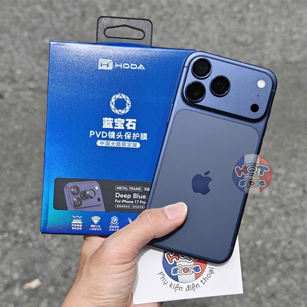 Ốp viền kính bảo vệ Camera Hoda Sapphire iPhone 17 Pro Max / 17 Pro