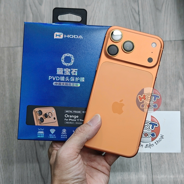 Ốp viền kính bảo vệ Camera Hoda Sapphire iPhone 17 Pro Max / 17 Pro
