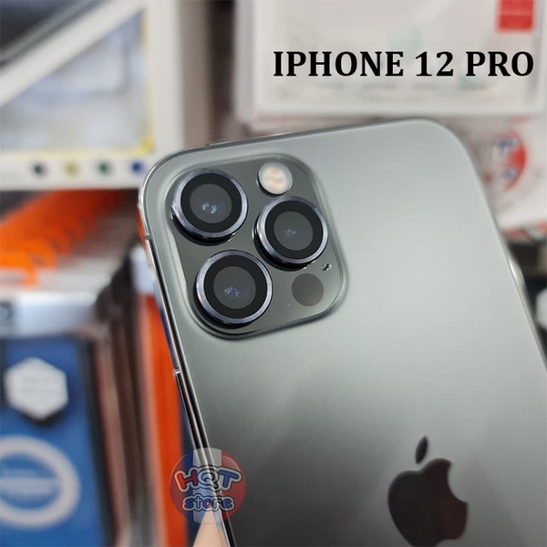 Ốp viền kính bảo vệ Camera Kuzoom Lens Ring IPhone 12 Pro Max  12 Pro