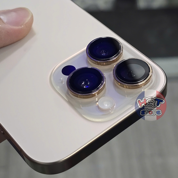 Ốp viền kính bảo vệ Camera URR Sapphire GIA IPhone 16 Pro Max / 16 Pro