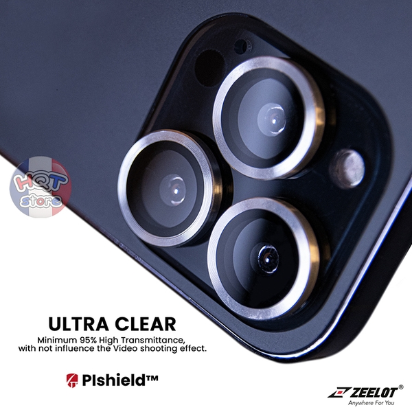 Ốp viền kính bảo vệ Camera ZEELOT PIshield IPhone 13 Pro Max / 13 Pro