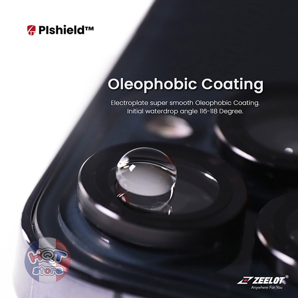 Ốp viền kính bảo vệ Camera ZEELOT PIshield IPhone 13 Pro Max / 13 Pro