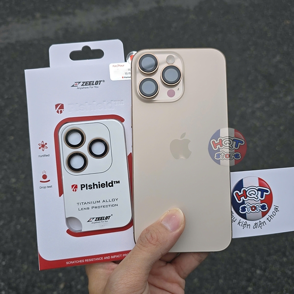 Ốp viền kính bảo vệ Camera ZEELOT Plshield IPhone 16 Pro Max / 16 Pro
