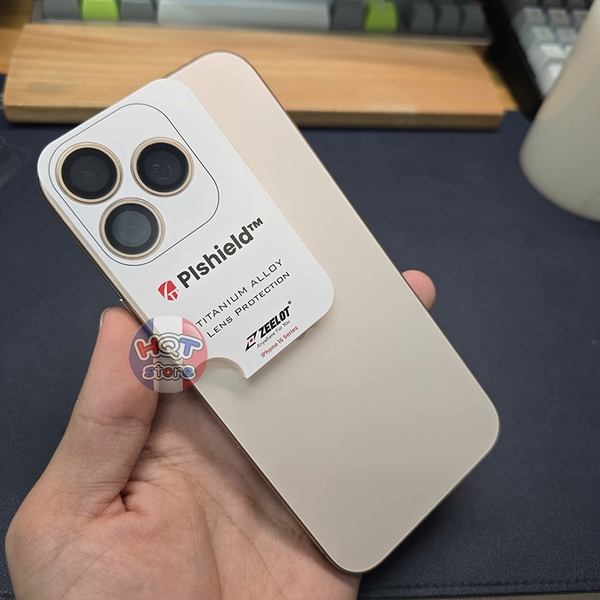 Ốp viền kính bảo vệ Camera ZEELOT Plshield IPhone 16 Pro Max / 16 Pro