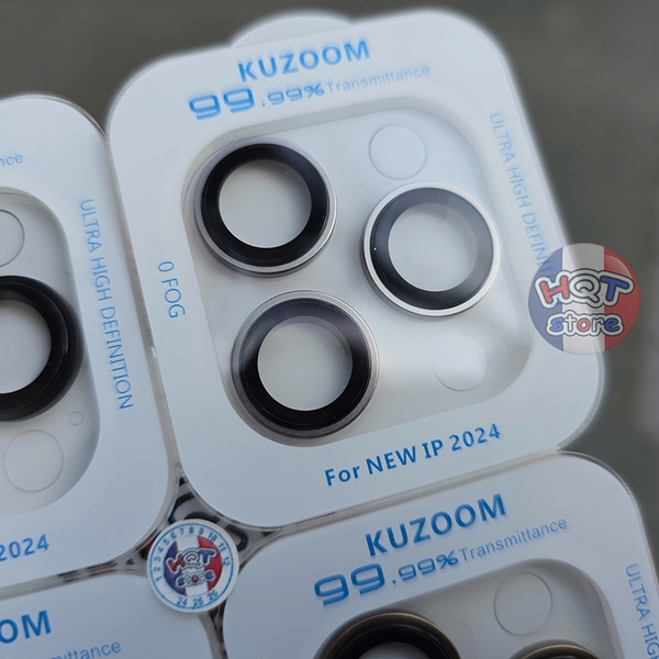 Ốp viền kính Camera Kuzoom AR IPhone 16 Pro Max / 16Pro / 16 Plus / 16