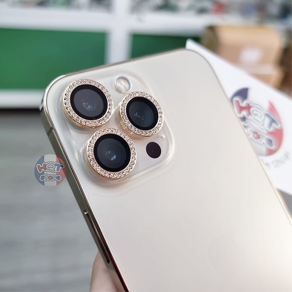 Ốp viền kính Camera Kuzoom Crystal IPhone 13 Pro Max / 13 Pro / 13 / 13 Mini