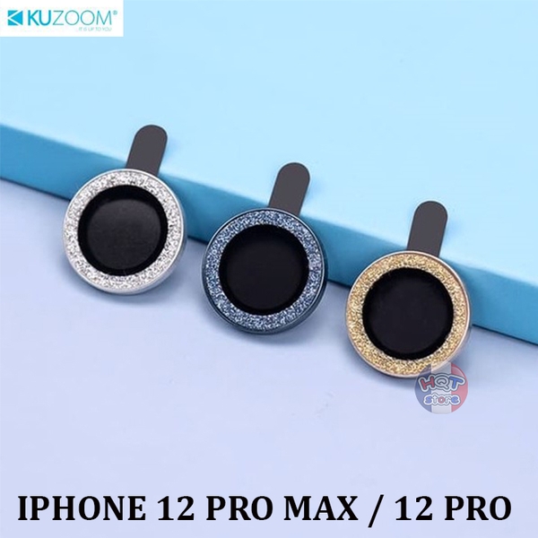 Ốp viền kính Camera Kuzoom Diamond Lens IPhone 12 Pro Max / 12 Pro