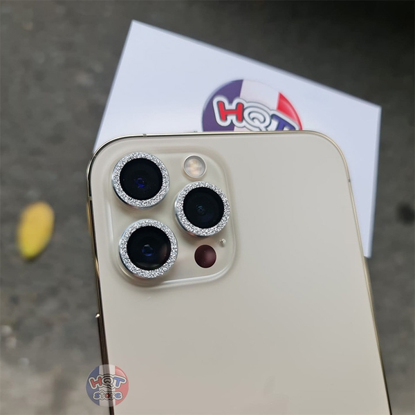 Ốp viền kính Camera Kuzoom Diamond Lens IPhone 12 Pro Max / 12 Pro