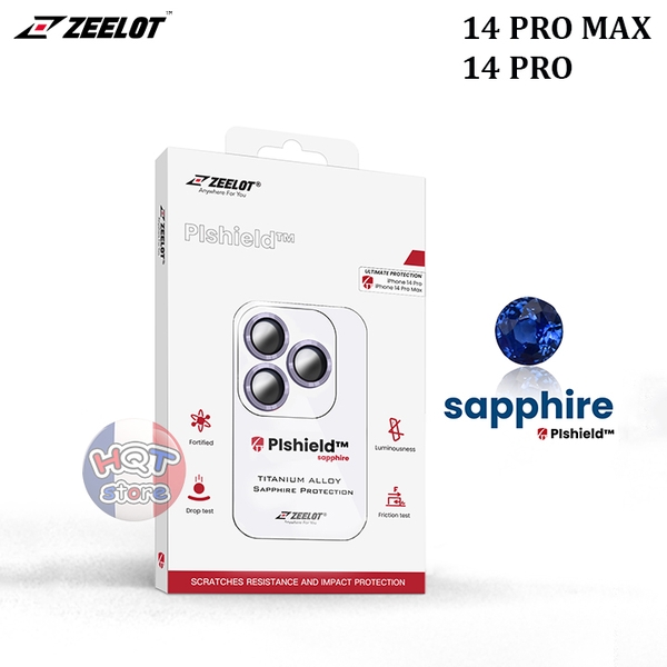 Ốp viền kính Camera ZEELOT PIshield Sapphire IPhone 14 Pro Max 14 Pro