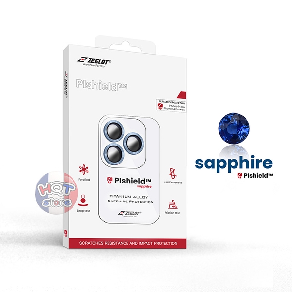 Ốp viền kính Camera ZEELOT PIshield Sapphire IPhone 14 Pro Max 14 Pro
