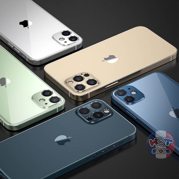 Ốp viền nhôm bảo vệ Camera IPhone 12 Pro Max / 12 Pro / 12 / 12 Mini