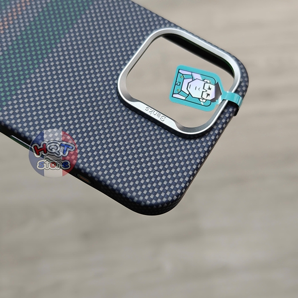 Ốp carbon Benks Aurora ArmorPro IPhone 16 Pro Max 16 Pro 15 Pro Max