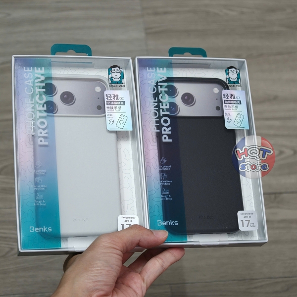 Ốp Lưng Da Benks Q2 VitaPro Leather Case Cho iPhone 17 Pro Max