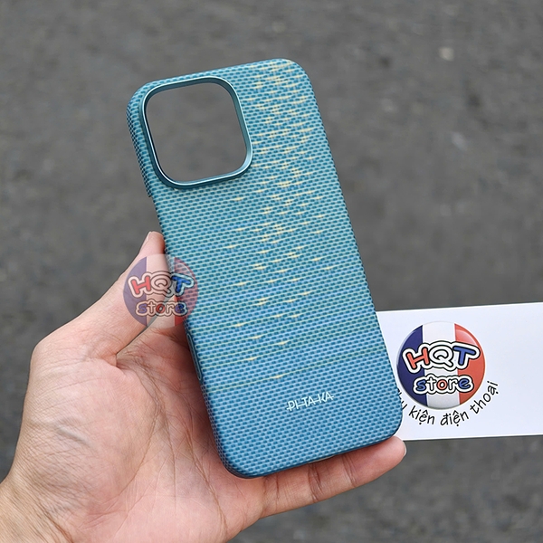 Ốp sợi carbon PITAKA PitaTap cho iPhone 16 Pro Max 16 Pro (nút camera)