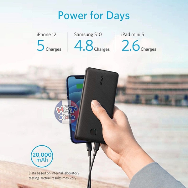 Pin dự phòng sạc nhanh Anker PowerCore Essential 20000 mah PD A1287