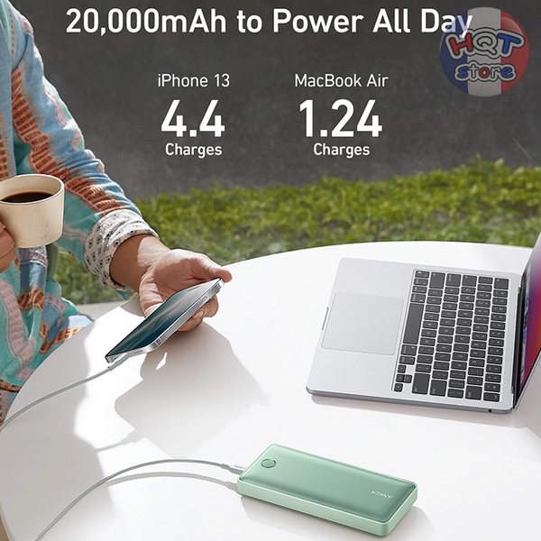 Pin sạc dự phòng Anker 535 PowerCore 20K 20000 mah PD 30w A1366