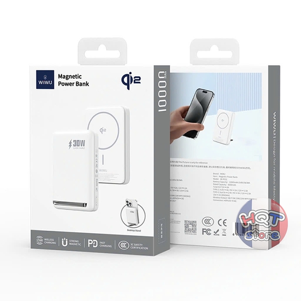 Pin sạc dự phòng không dây WiWU Qi2 Wi-P031 10000 mah