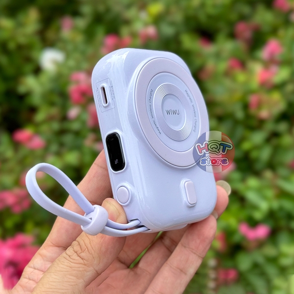 Pin sạc dự phòng Magsafe WiWU Mini Wi-P041 Magnetic Wireless 10000 mah