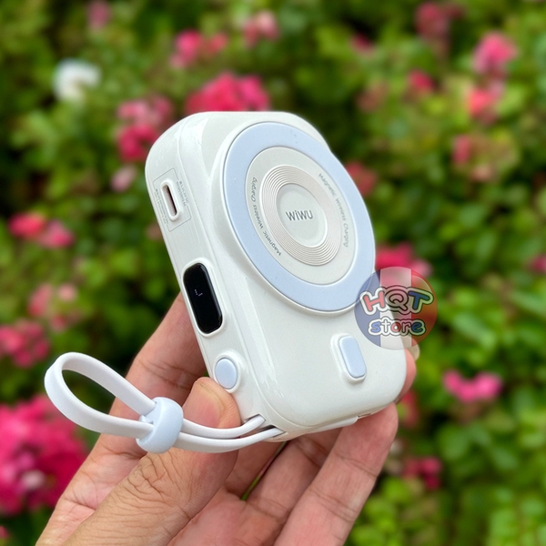 Pin sạc dự phòng Magsafe WiWU Mini Wi-P041 Magnetic Wireless 10000 mah